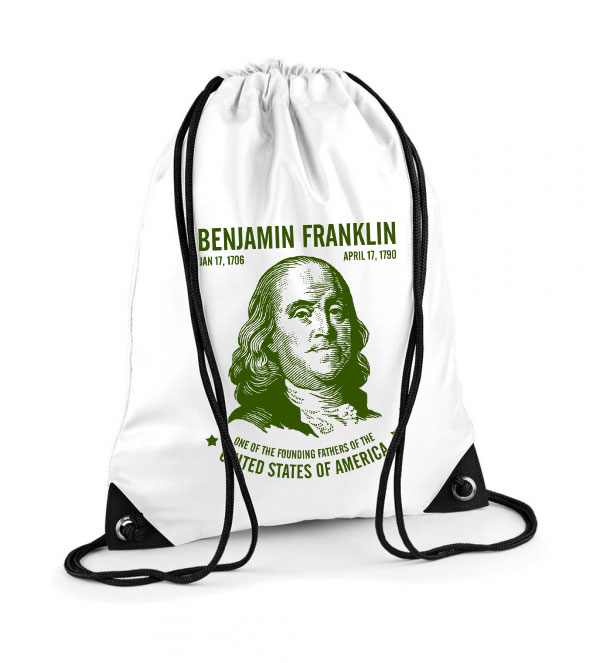 benjamin franklin Poliészter Tornazsák