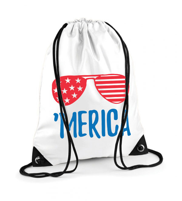 merica america Poliészter Tornazsák