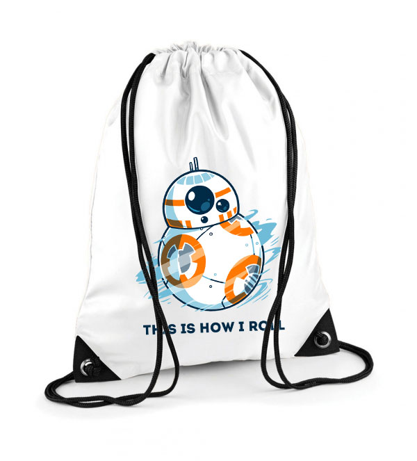 bb8 star wars Poliészter Tornazsák