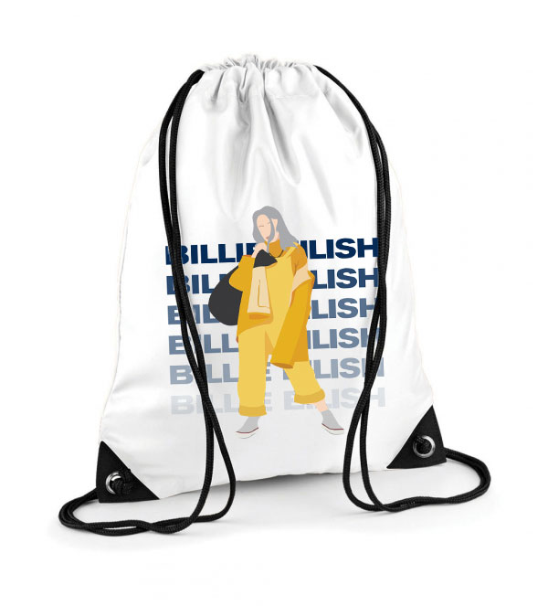 billie eilish Poliészter Tornazsák