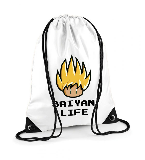 dragon ball saiyan life Poliészter Tornazsák