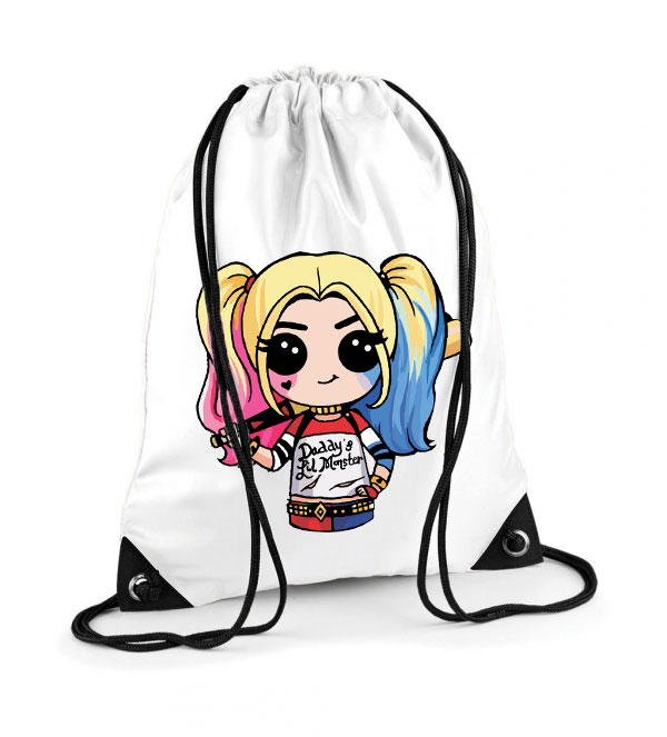 chibi harley quinn Poliészter Tornazsák