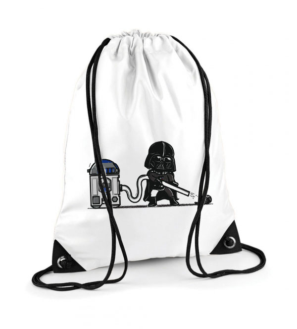 r2d2 darth vader porszívó Poliészter Tornazsák