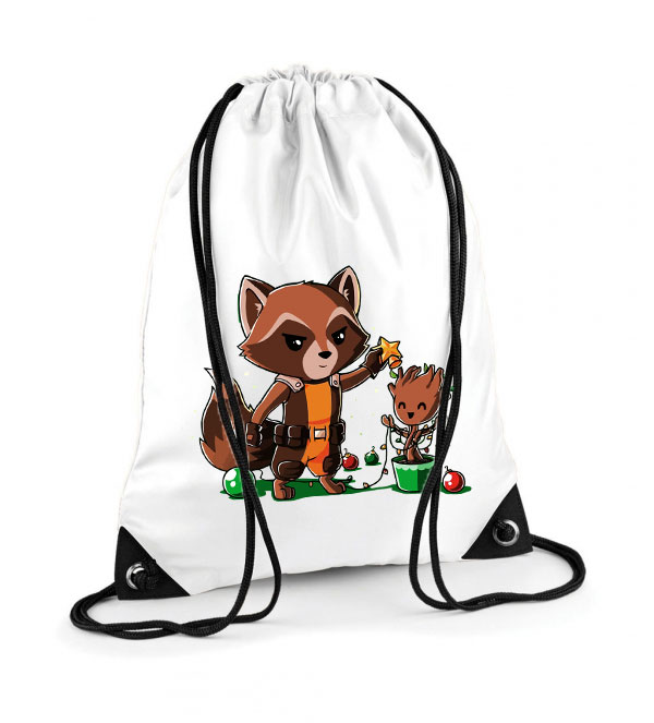groot rocket raccoon Poliészter Tornazsák