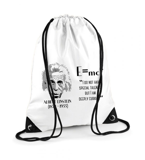 albert einstein Poliészter Tornazsák