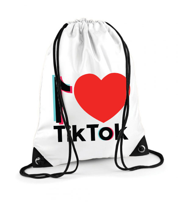 tik tok Poliészter Tornazsák