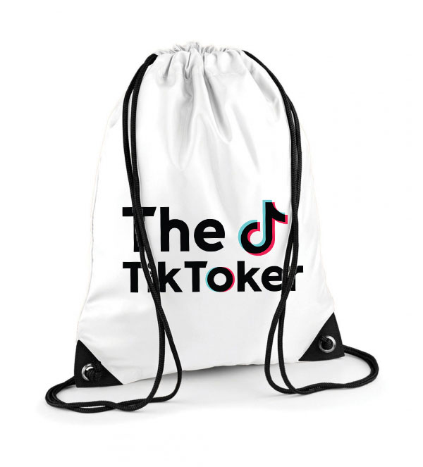 tik tok Poliészter Tornazsák