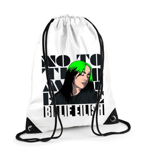 Billie Eilish Poliészter Tornazsák