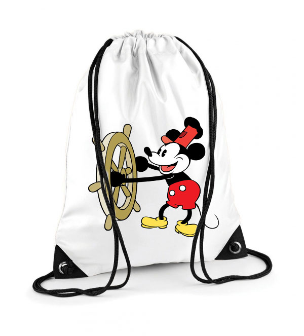 steamboat willie mickey egér Poliészter Tornazsák