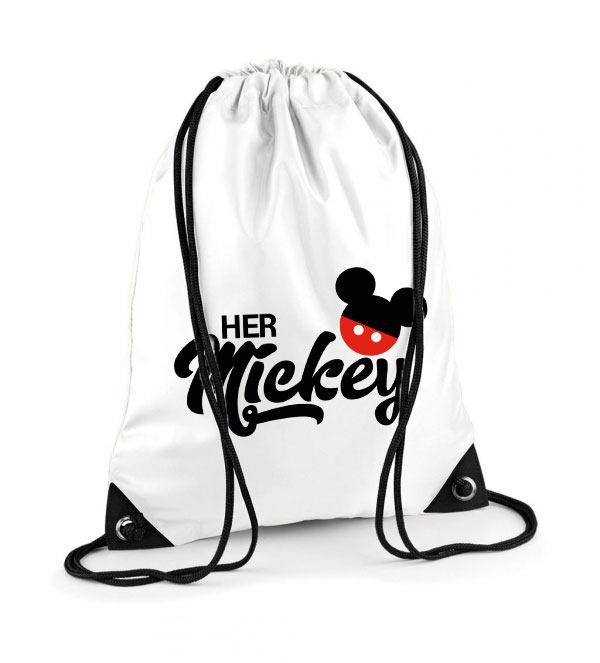 her mickey páros pároknak Poliészter Tornazsák