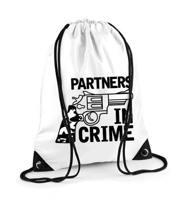 Partners In Crime páros pároknak Poliészter Tornazsák