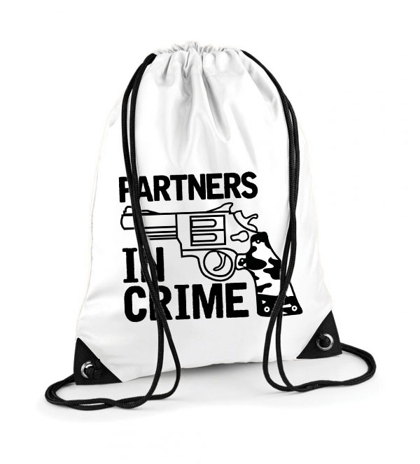 Partners In Crime páros pároknak Poliészter Tornazsák