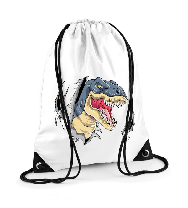 T-rex dino dinoszaurusz Poliészter Tornazsák