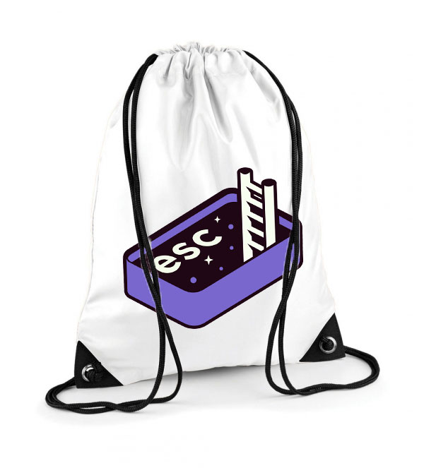 escape esc Poliészter Tornazsák