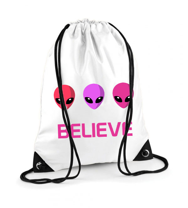 believe UFO Poliészter Tornazsák