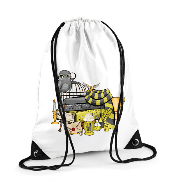 hufflepuff hugrabug harry potter Poliészter Tornazsák