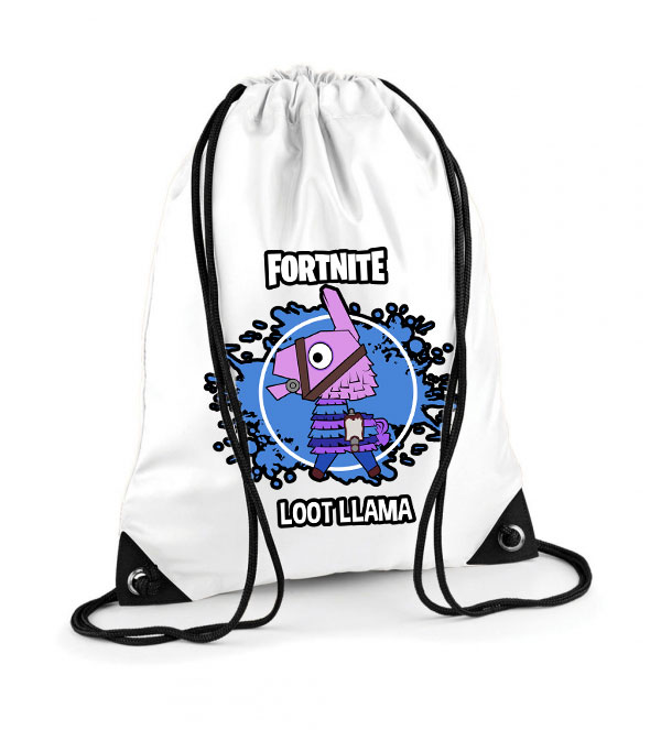 loot láma fortnite Poliészter Tornazsák