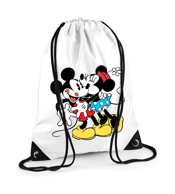 mickey és minnie egér Poliészter Tornazsák