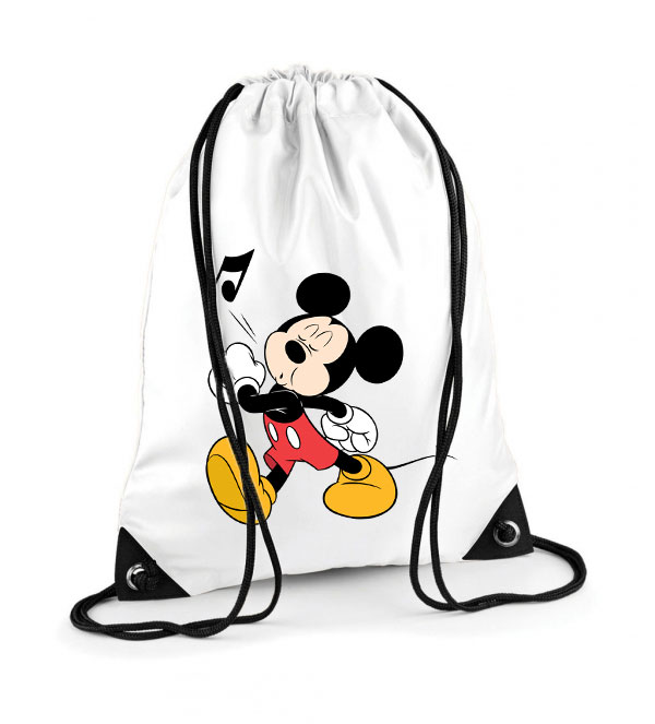 mickey egér fütyül Poliészter Tornazsák