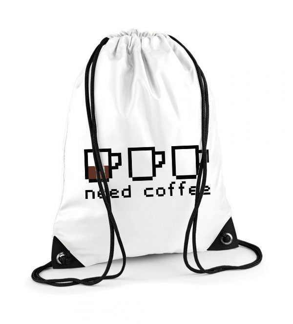 kávé coffee Poliészter Tornazsák