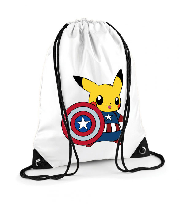 pokemon pikachu Poliészter Tornazsák