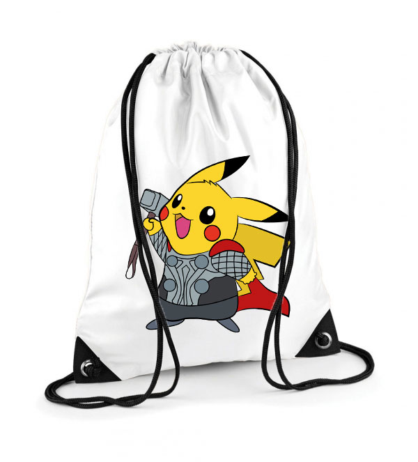pokemon pikachu Poliészter Tornazsák