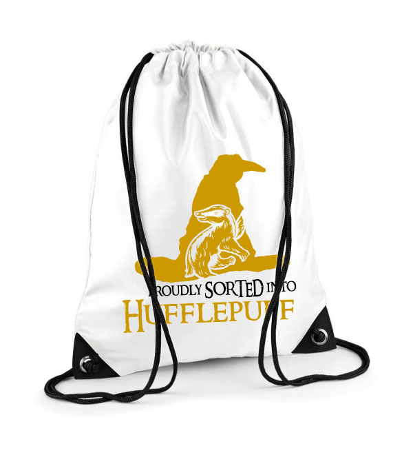 harry potter hugrabug hufflepuff Poliészter Tornazsák