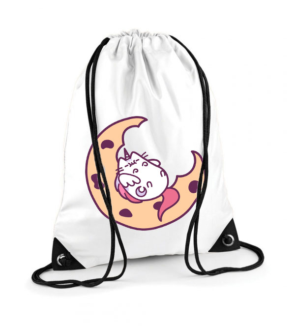 macska macskás cica cicás pusheen unikornis Poliészter Tornazsák