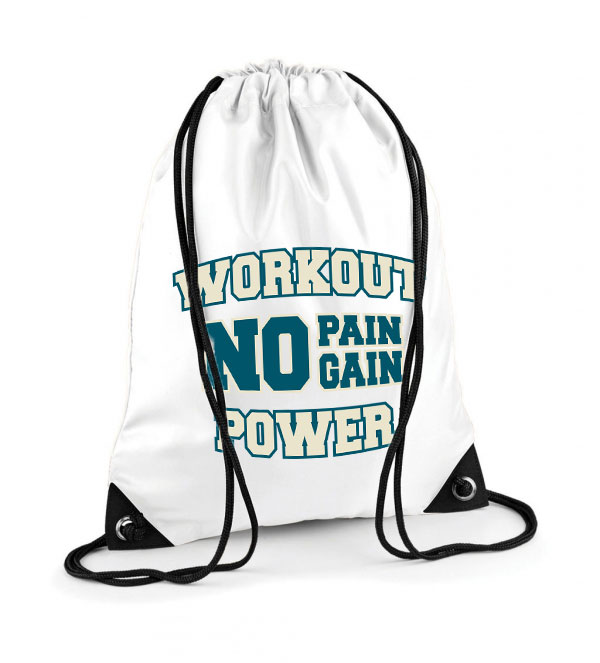 kondi no pain no gain workout Poliészter Tornazsák