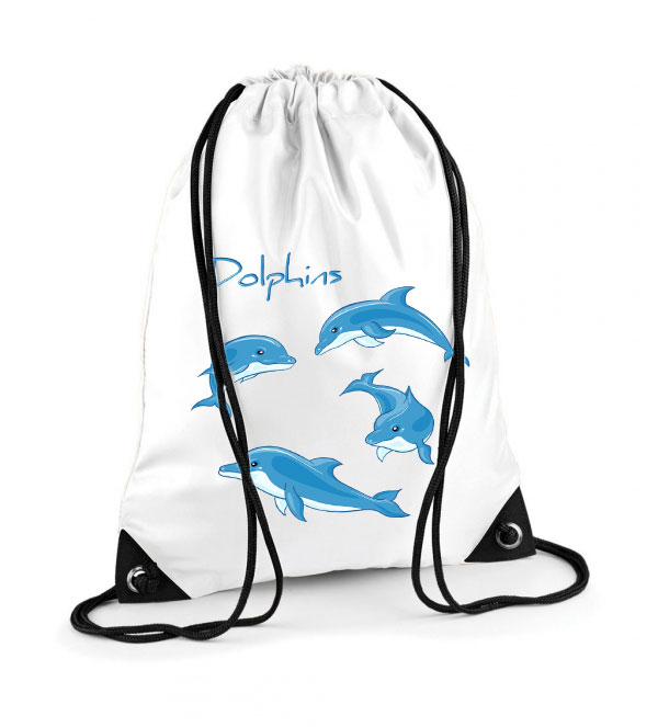 delfin delfines Poliészter Tornazsák