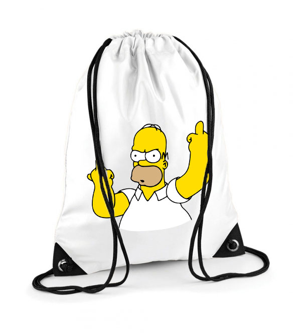 homer simpson Poliészter Tornazsák