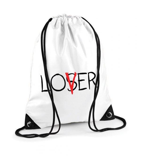 lover loser az stephen king it pennywise Poliészter Tornazsák