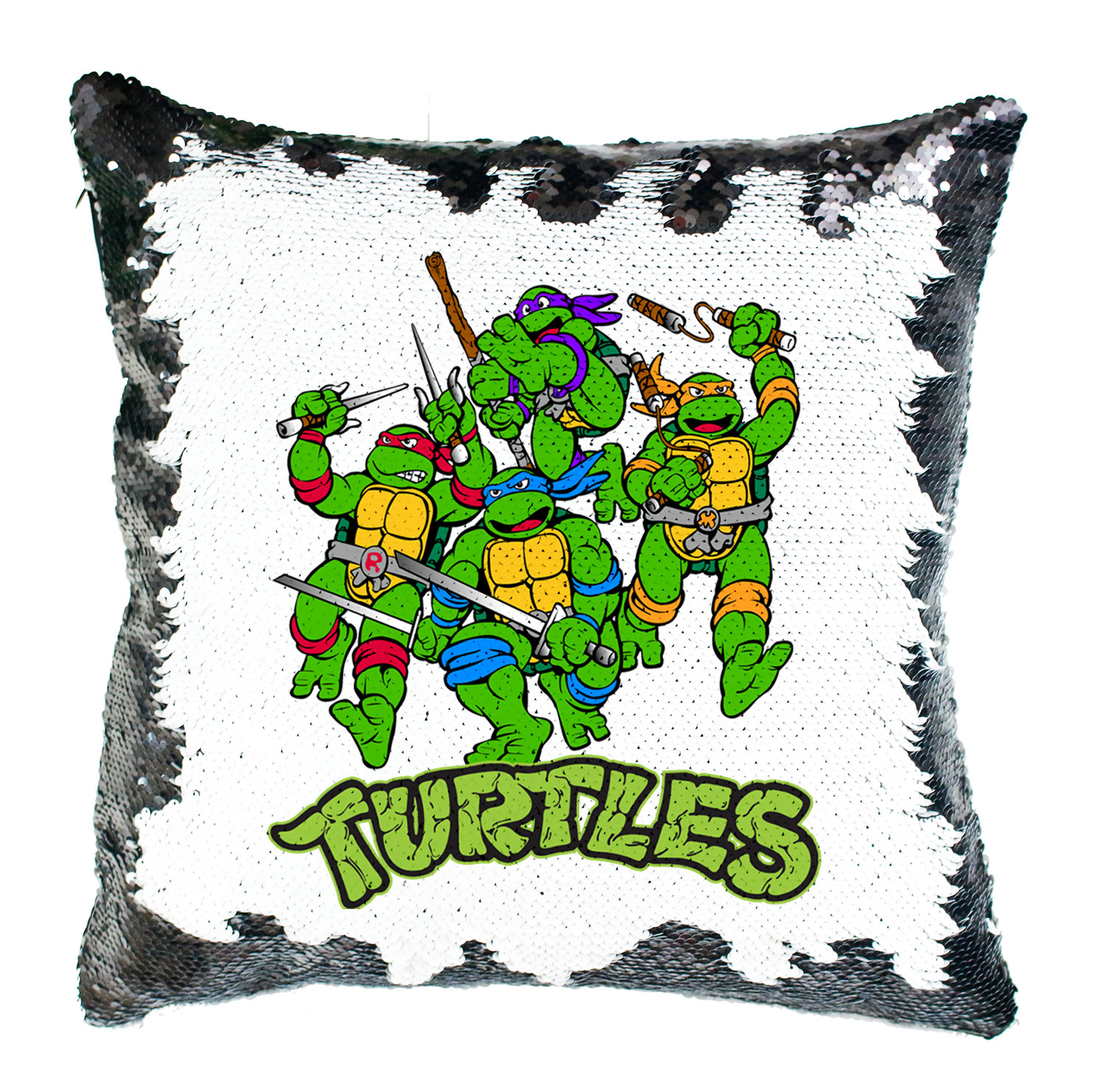 tini ninja teknőcök tmnt Simiflitteres Párnahuzat