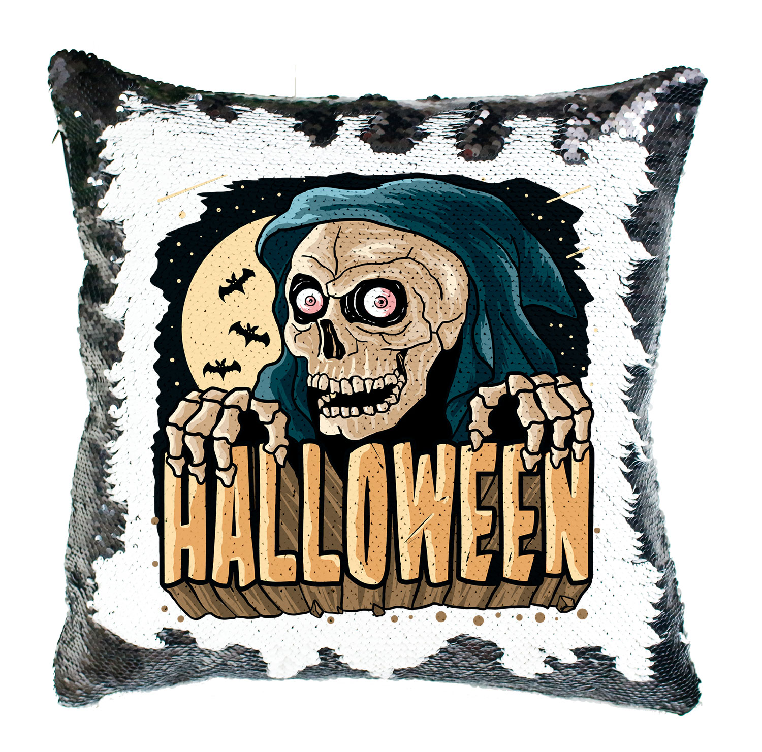 Halloween Simiflitteres Párnahuzat