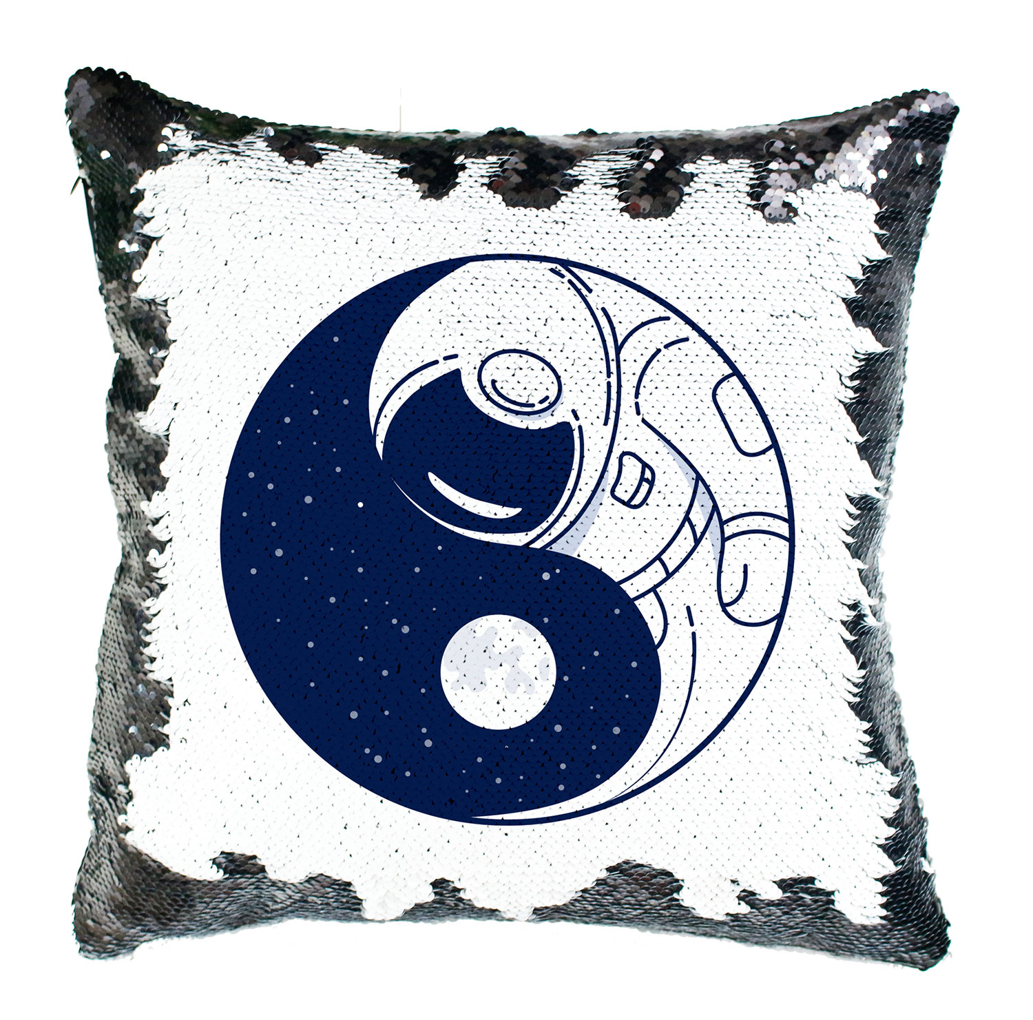 csillagászat űr yin yang űrhajós asztronauta Simiflitteres Párnahuzat
