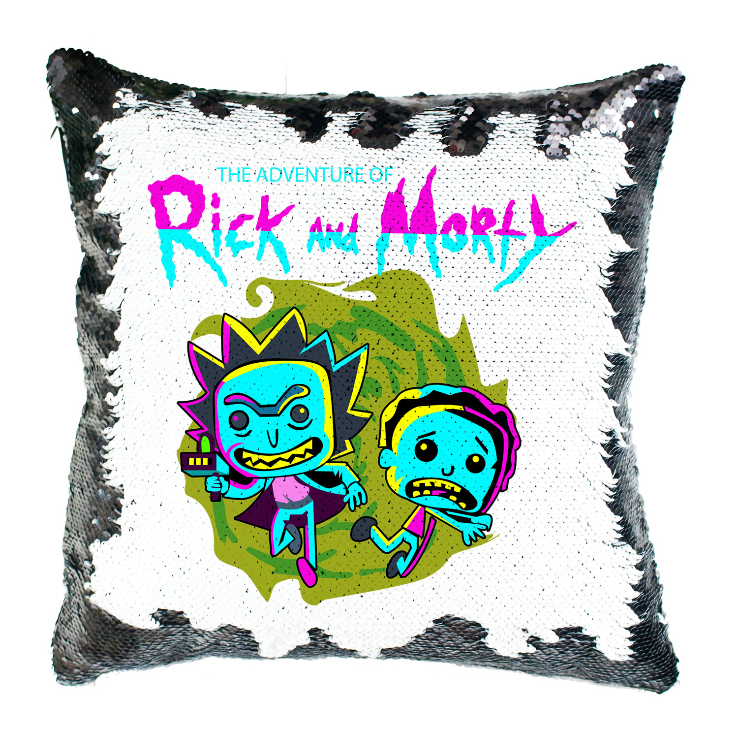 rick és morty Simiflitteres Párnahuzat