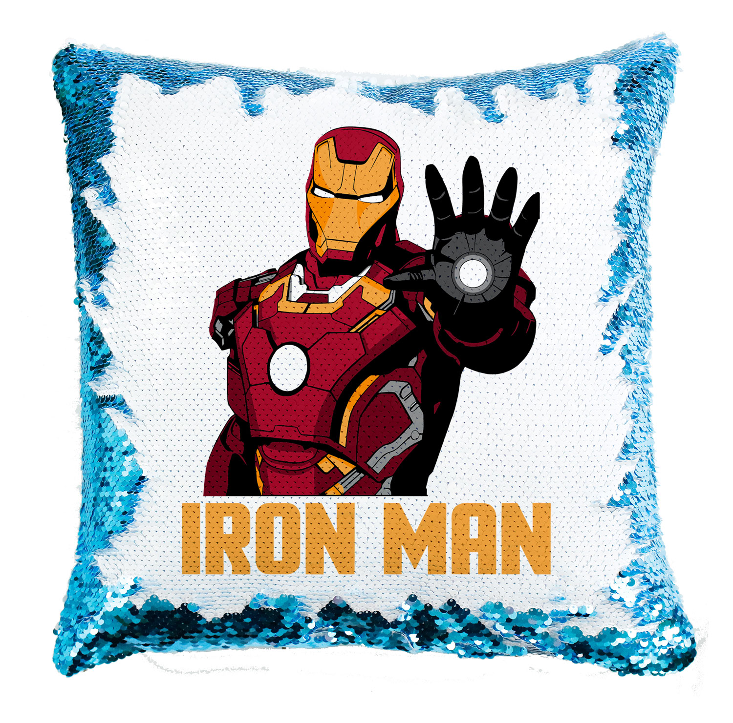 iron man vasember Simiflitteres Párnahuzat