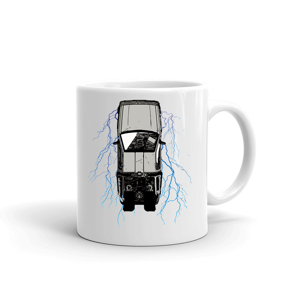 Vissza a jövőbe delorean Bögre