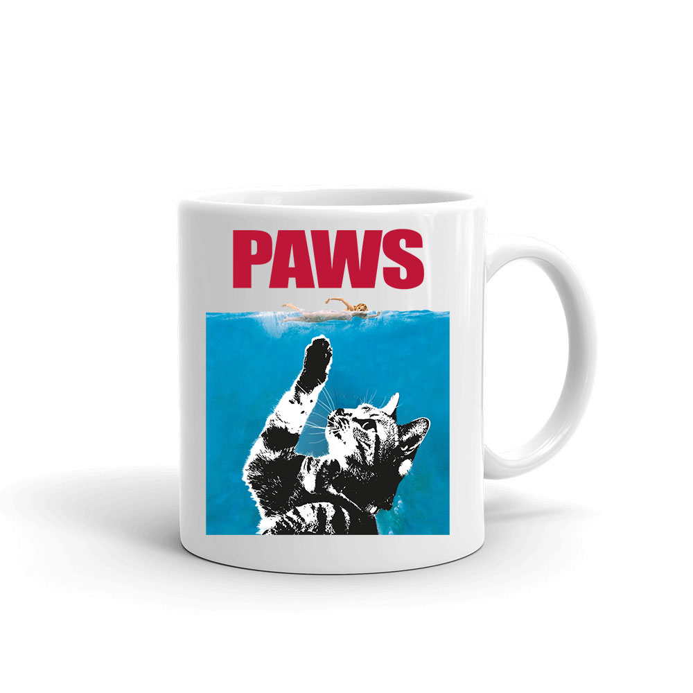 macskás cicás paws Bögre