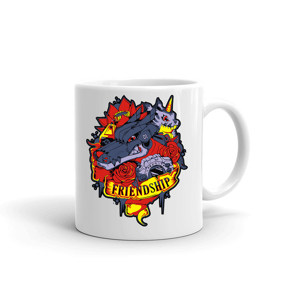 digimon gabumon Bögre
