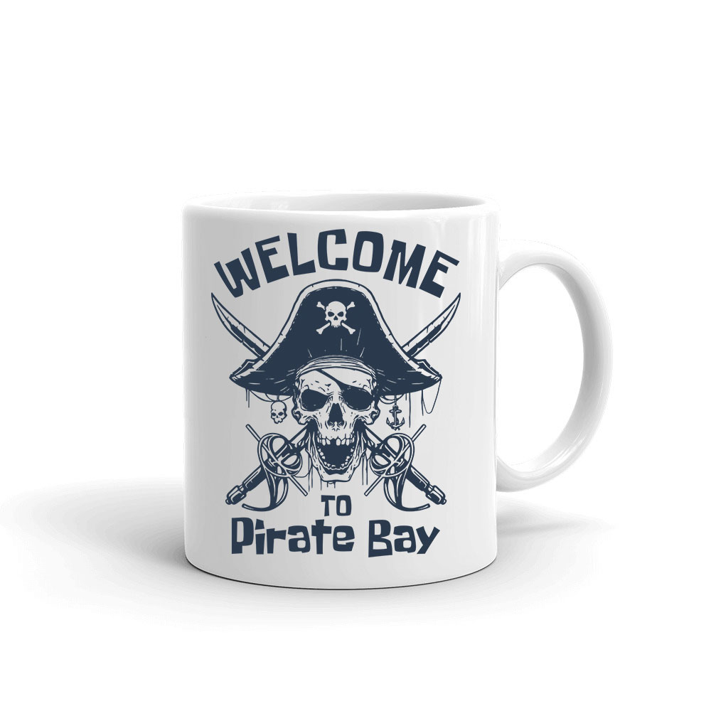 kalóz kalózos kalózok pirates Bögre