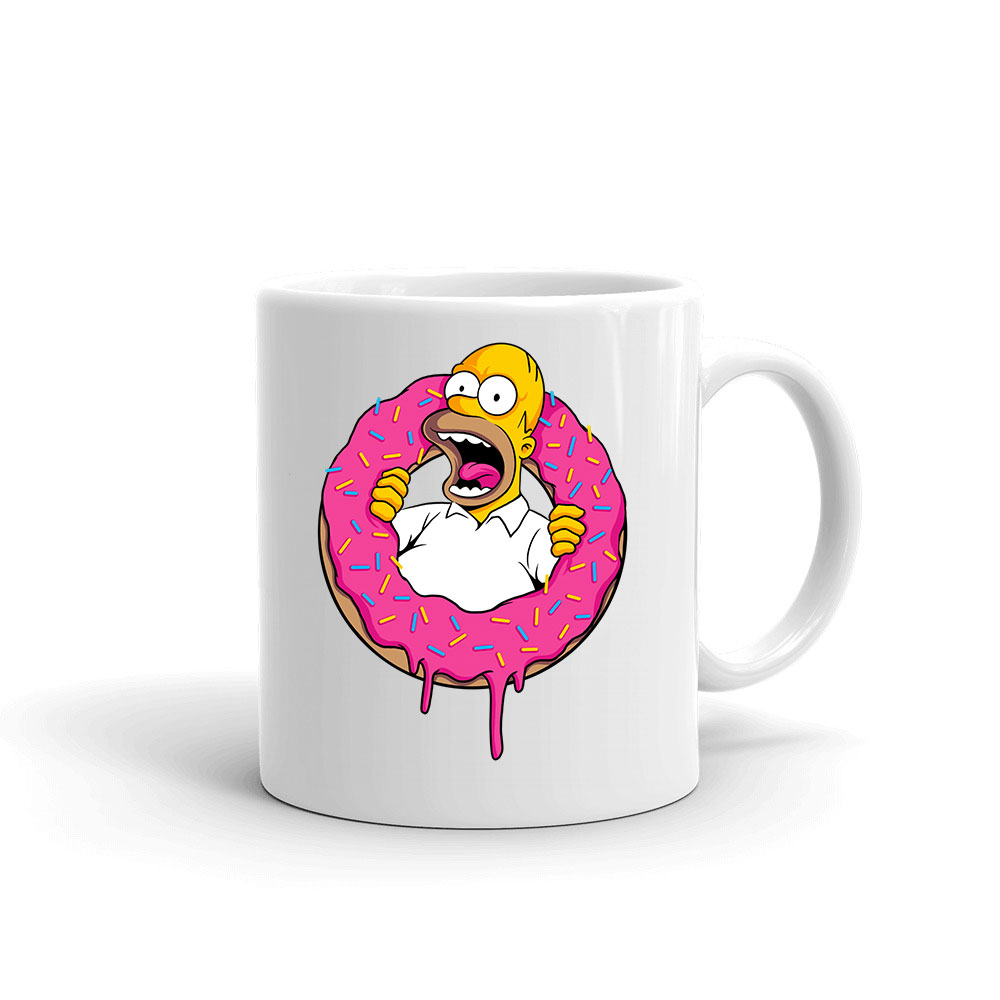 fánk homer donut simpson Bögre