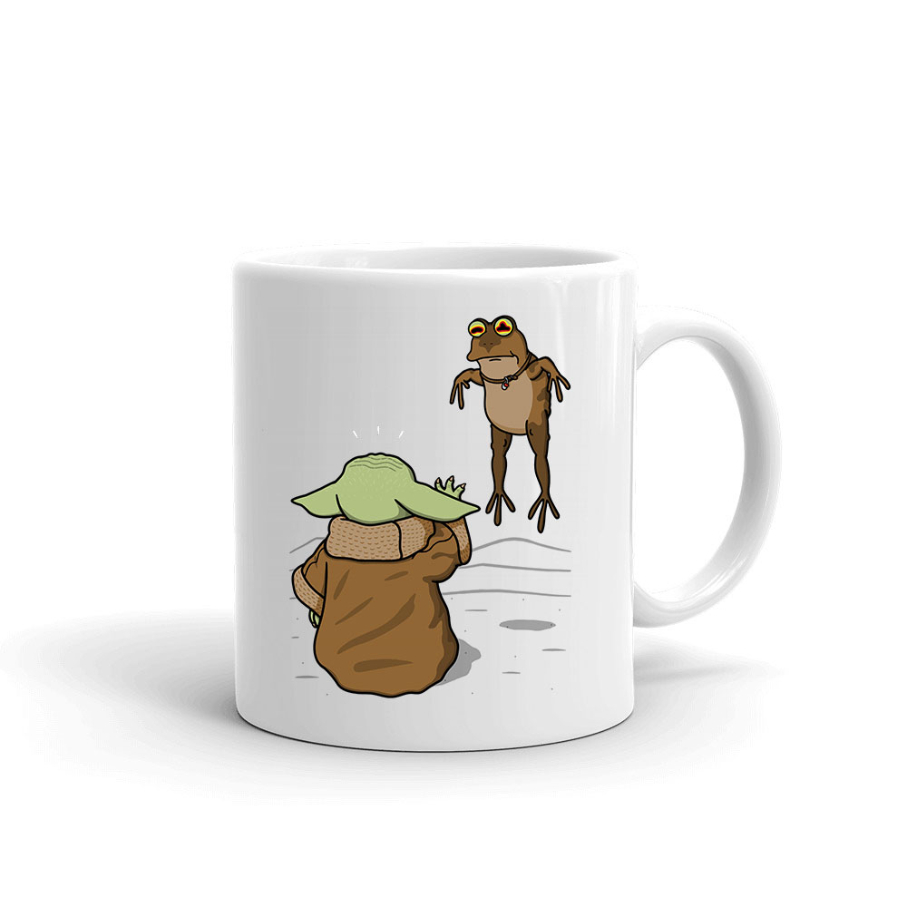 baba yoda baby yoda béka Bögre