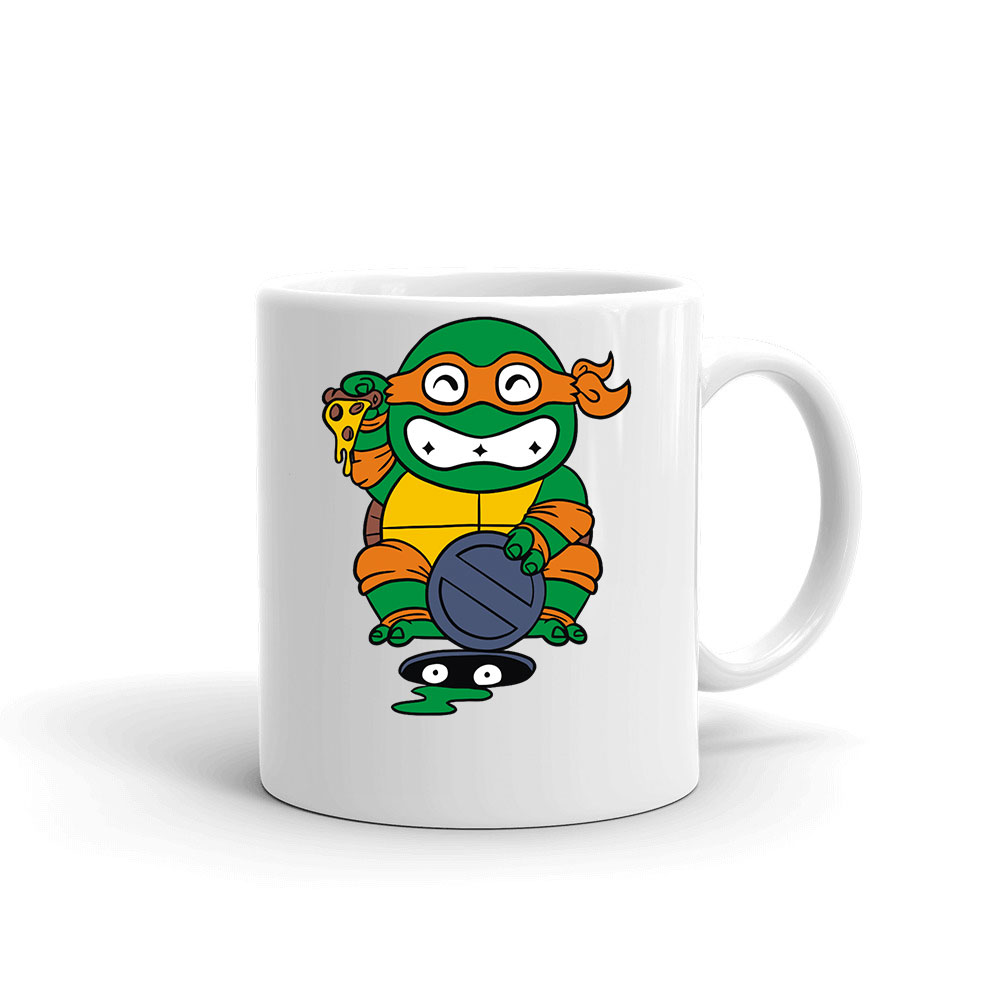 tini ninja teknőcök michelangelo Bögre