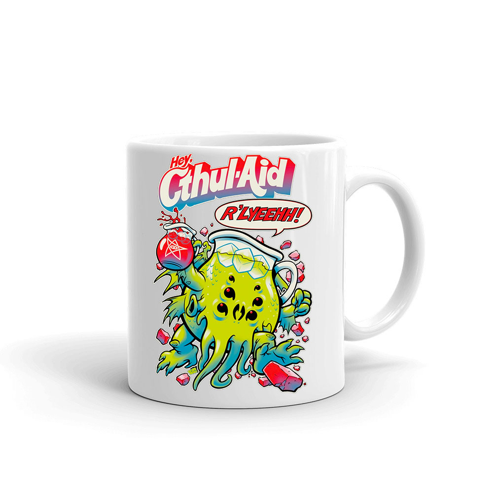 cthulhu chutulu hp lovecraft kool aid Bögre