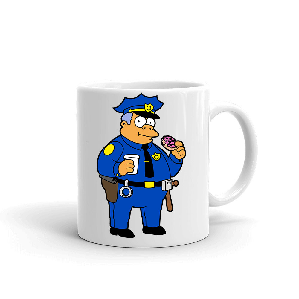 simpson család wiggum rendőr Bögre