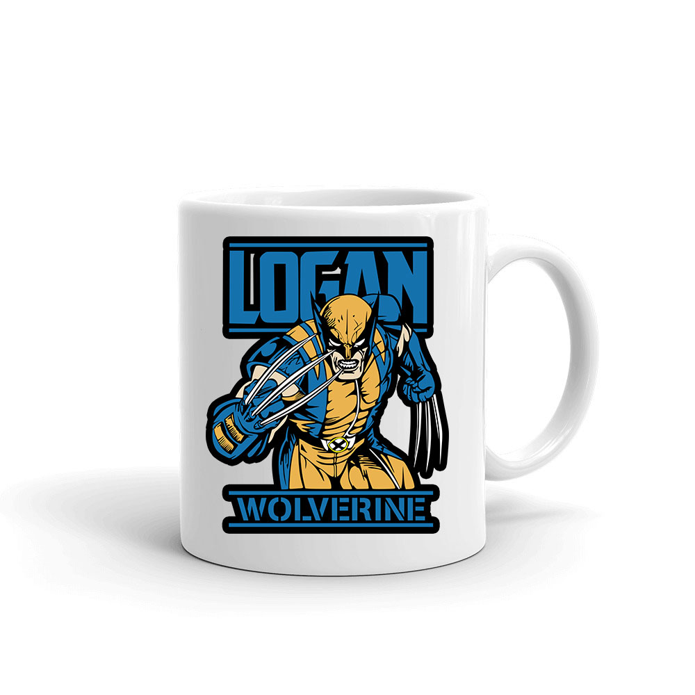 wolverine logan x-men rozsomák Bögre