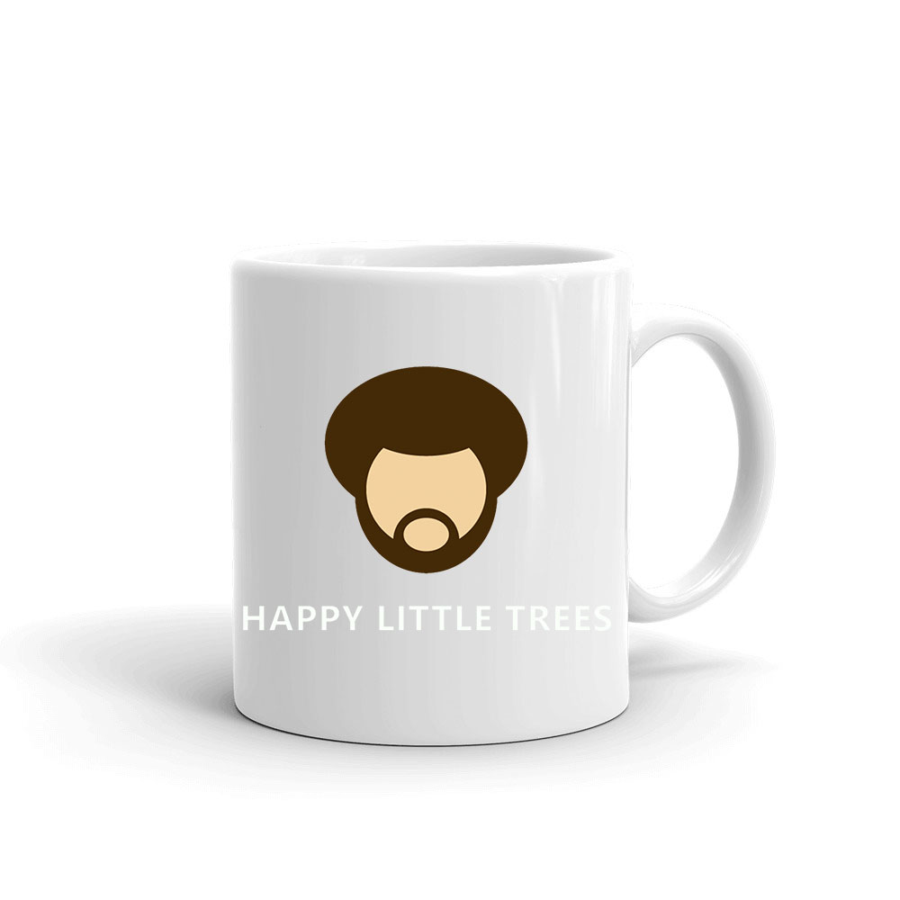 Bob Ross Festészet Festő Bögre