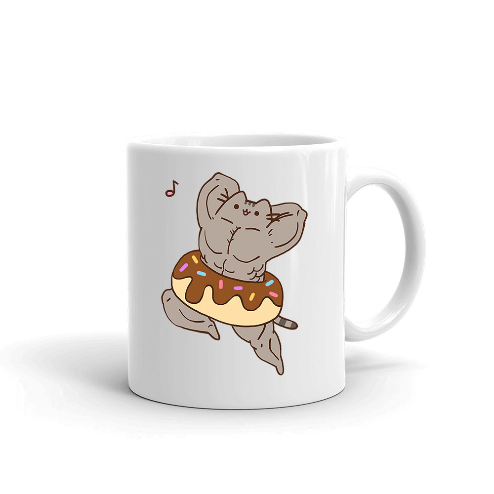 Izmos Pusheen Macska Macskás Bögre