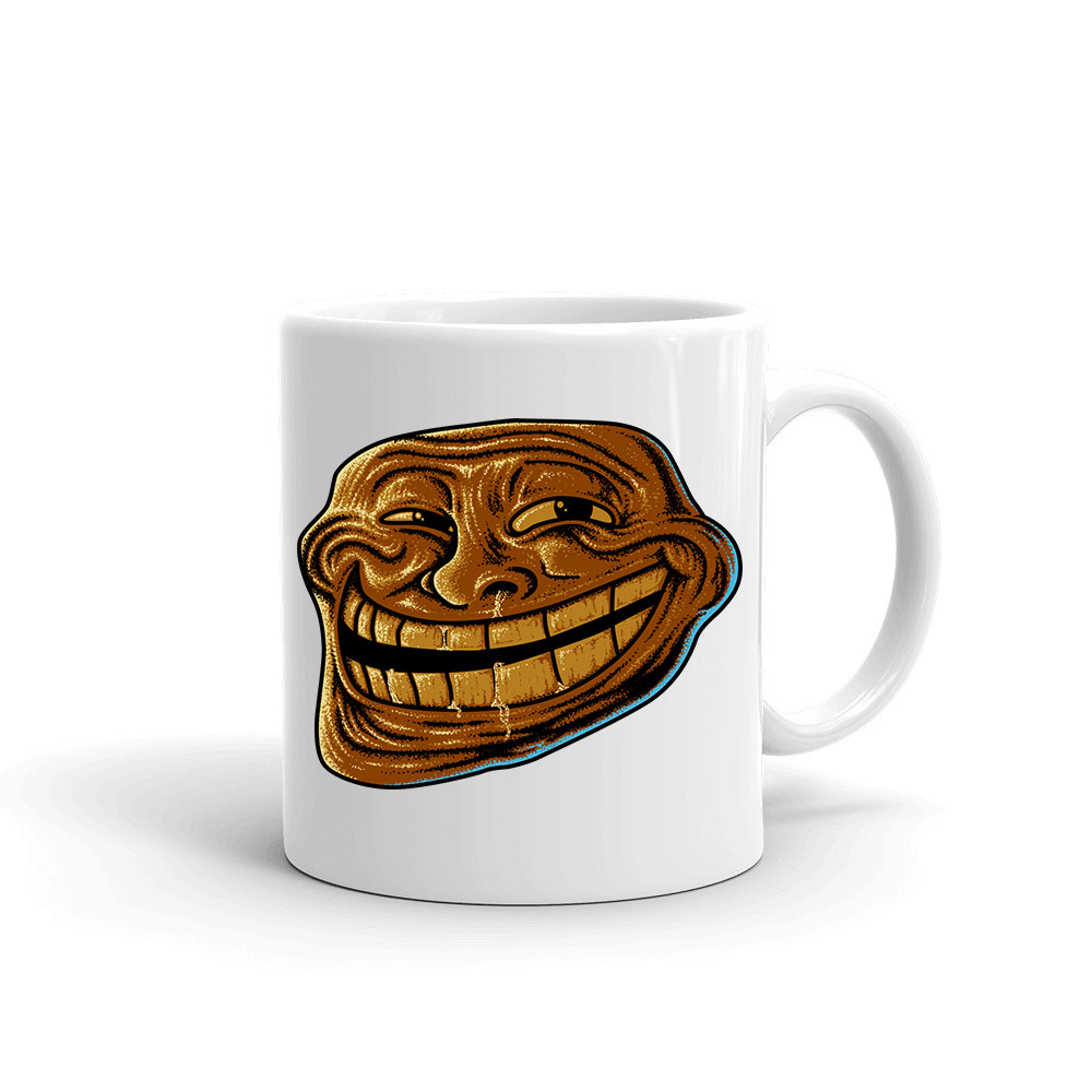 Meme Face Mém Arc Bögre